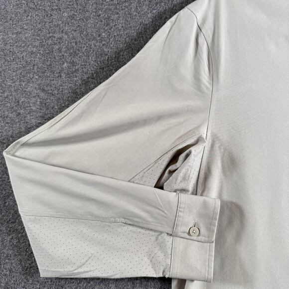 Lululemon Venture Overshirt Mens Medium L/S Button Down Stretch Vapor - Picture 11 of 14